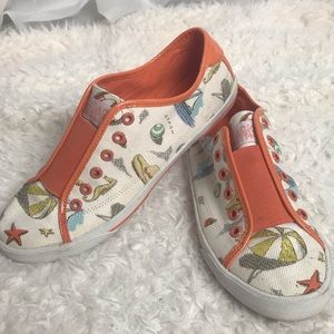Coach Bev Sneaker In Beach Print